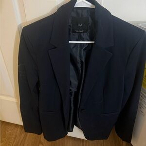 Mango Women’s Navy Blazer